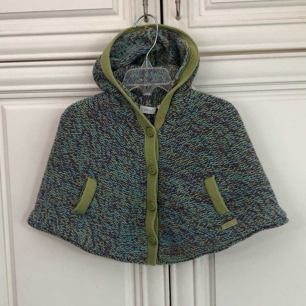 MEXX baby knit hooded poncho